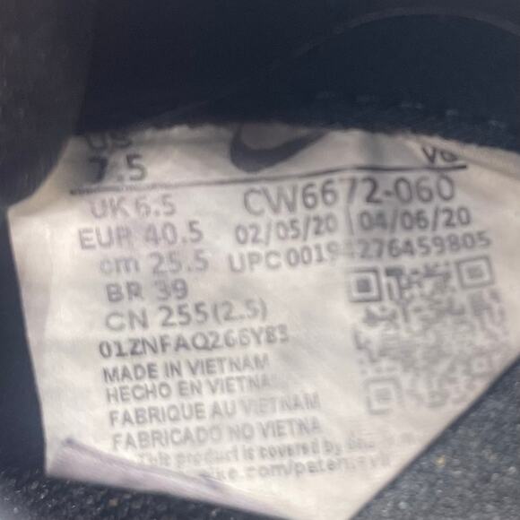 Nike Phantom GT Club Dynamic MG Bred Black Soccer Cleats Mens 7.5 - Picture 5 of 6